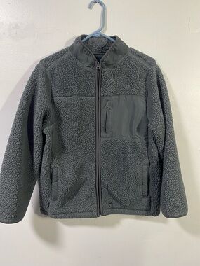 Faded Glory Black Mesh-Lined Jacket